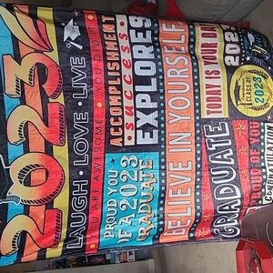 New! Congratulations Class of 2023 commemorative blanket